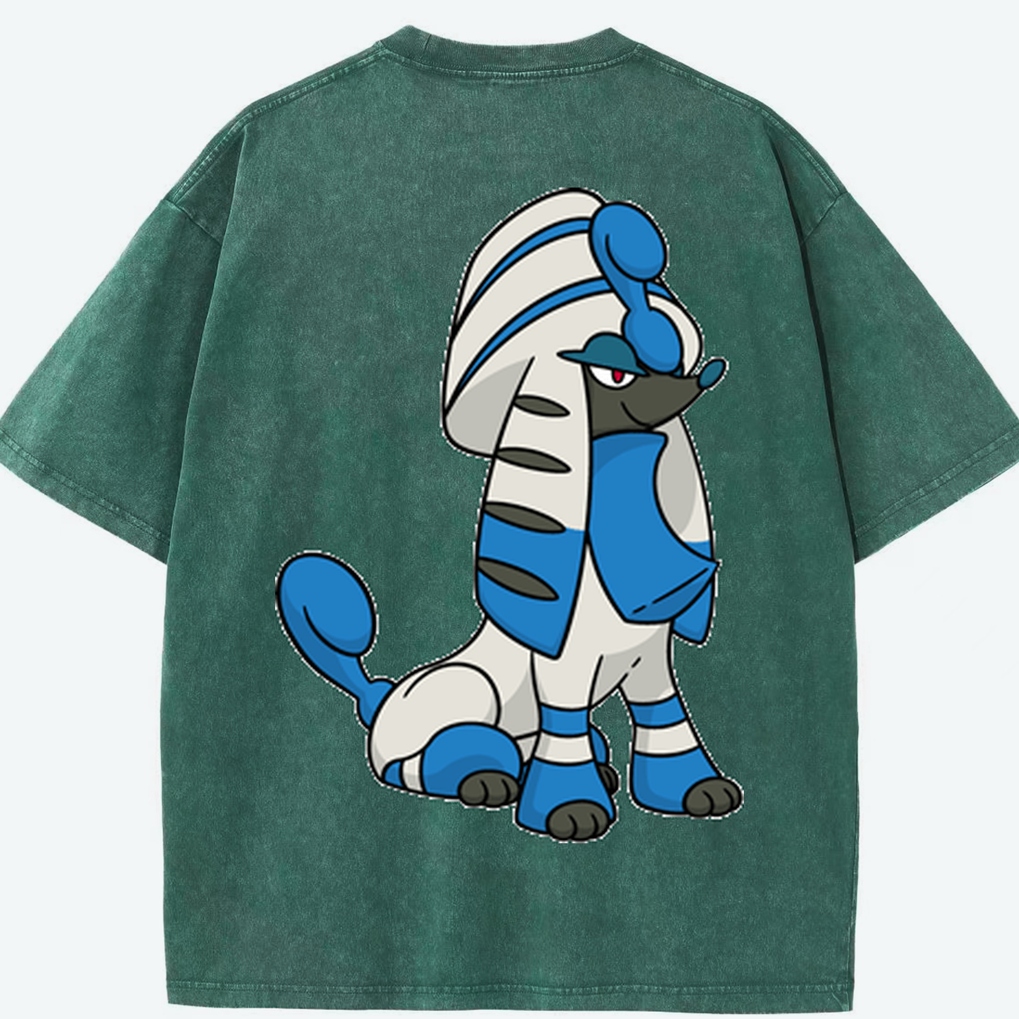 （画像用） ポケットモンスター Pokémon 綿100% ヴィンテージ風 半袖Tシャツ（背面プリント）